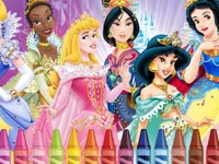 Princess Coloring image